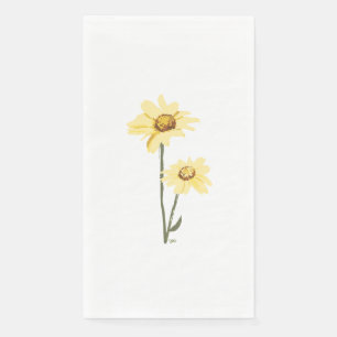 Texas Wild Flowers – Sunflower, yellow Napkin