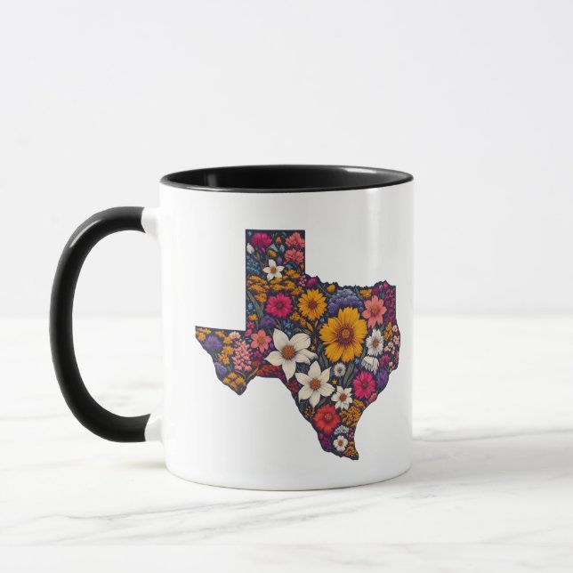 Texas Wildflowers Mug (Left)
