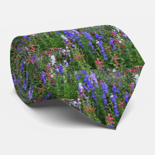 Texas Wildflowers Tie