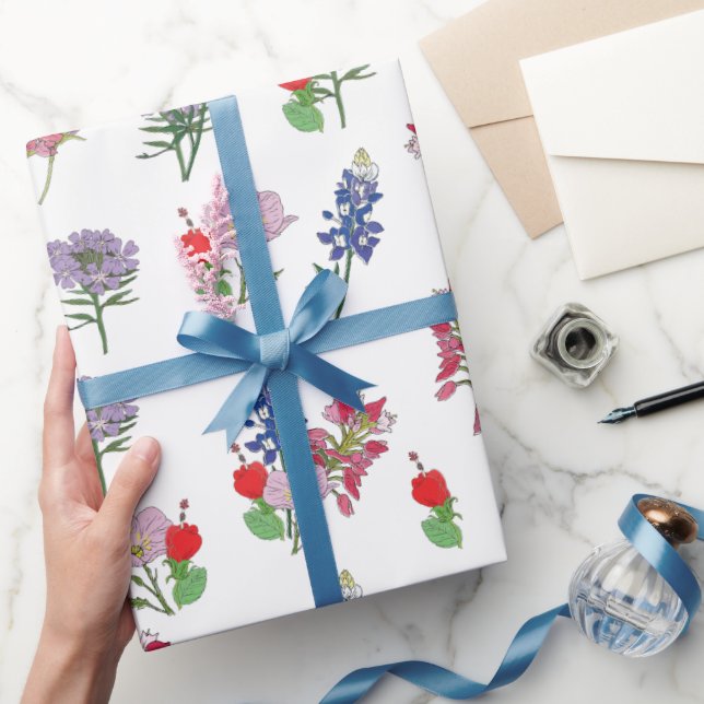 Texas Wildflowers Wrapping Paper (Gifting)