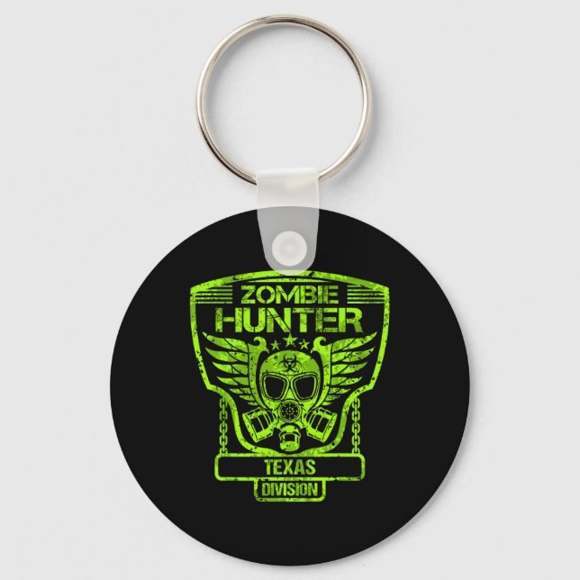 Texas Zombie Hunter  Key Ring (Front)