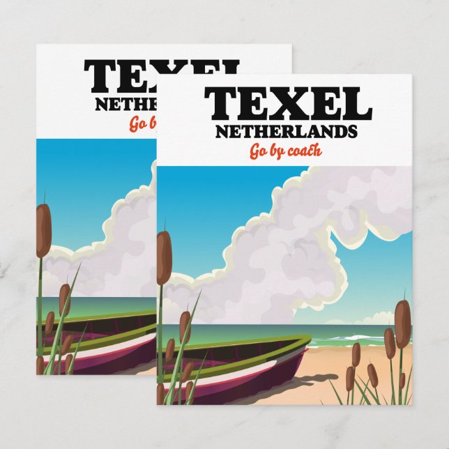 Texel Netherlands travel poster (Front/Back)