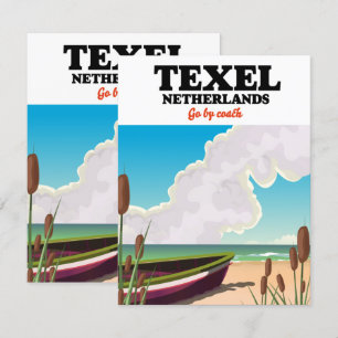 Texel Netherlands travel poster
