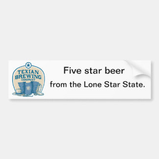 Texian Brewing Co Bumper Sticker