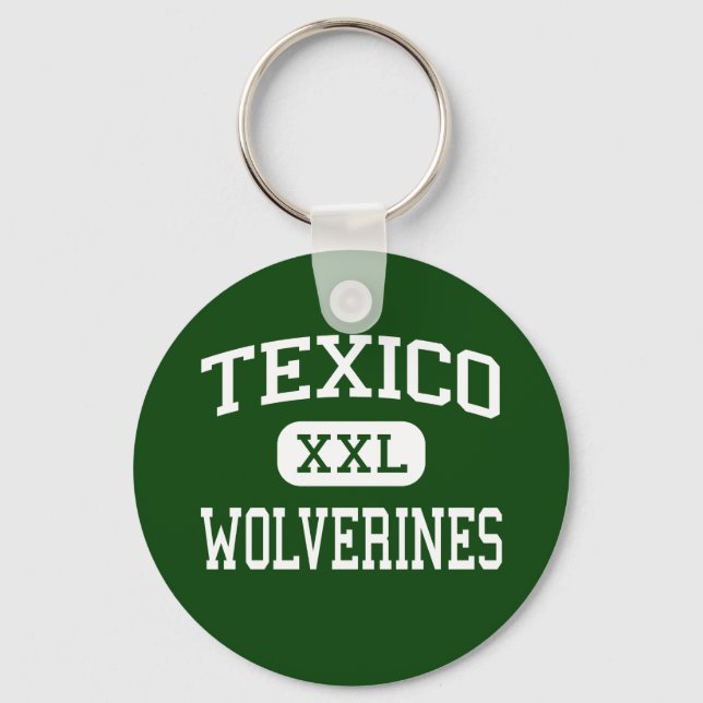 Texico - Wolverines - High - Texico New Mexico Key Ring (Front)