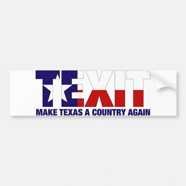 Texit Bumper Sticker (Front)