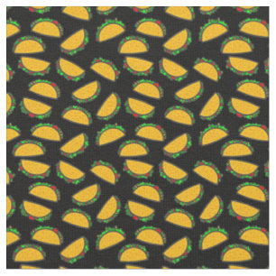 texmex black taco tuesday mexican food fabric