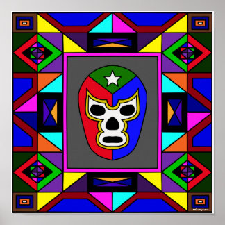TexMex Luchador Poster
