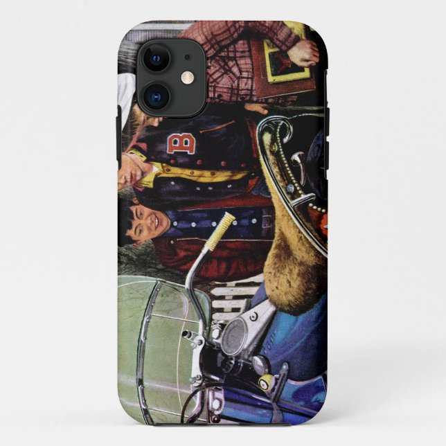 Tex's Motorcycle Case-Mate iPhone Case (Back)