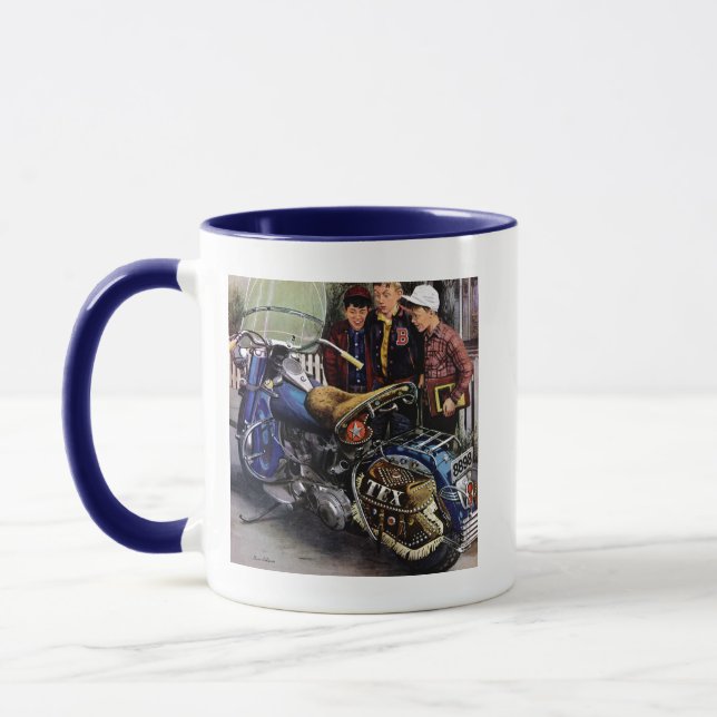 Tex's Motorcycle Mug (Left)