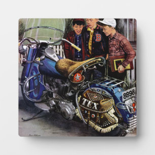 Tex's Motorcycle Plaque