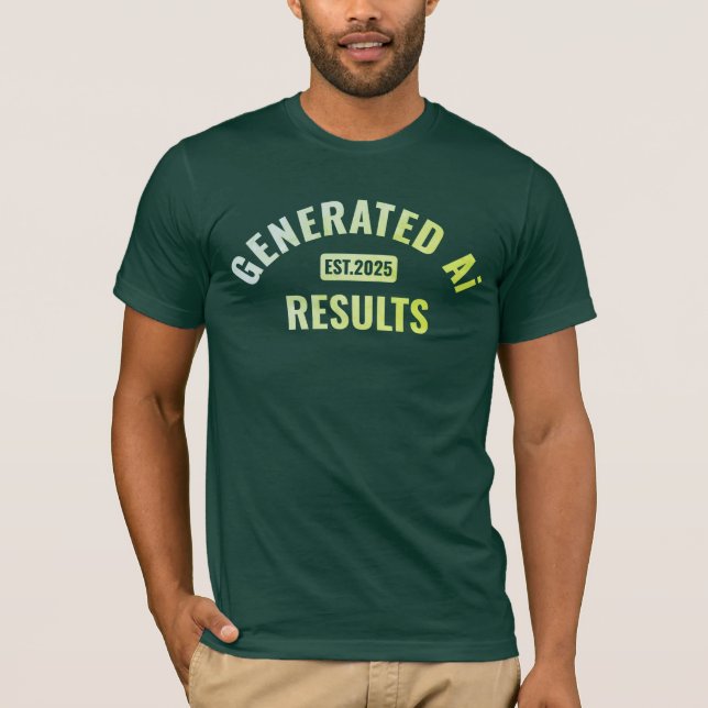 Text art T-Shirt with Simple and Clean Design (Front)