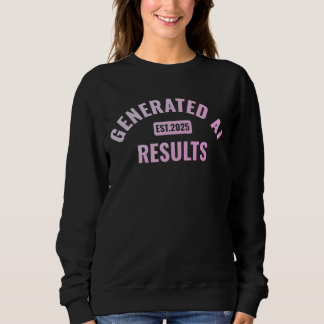 Text art T-Shirt with Simple and Clean Design Sweatshirt