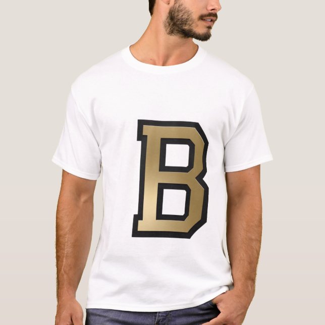 Text "B" T-Shirt (Front)