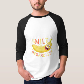 Text-Based banana smiling custom typography T-Shirt