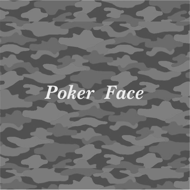 Text Custom Camouflage (Dark) Seal (Front)