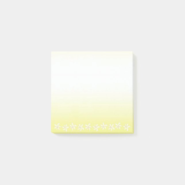 Text Custom Lily (Yellow) Post-it Notes (Front)