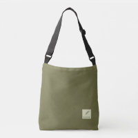 Text Custom Sustainable Life Green Cross Body Bag