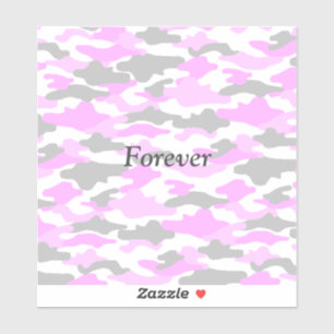 Text Customization Camo Pink Seal