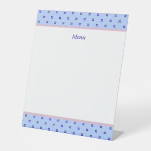 Text Customization Kaguruma Light Blue Pedestal Si Sign
