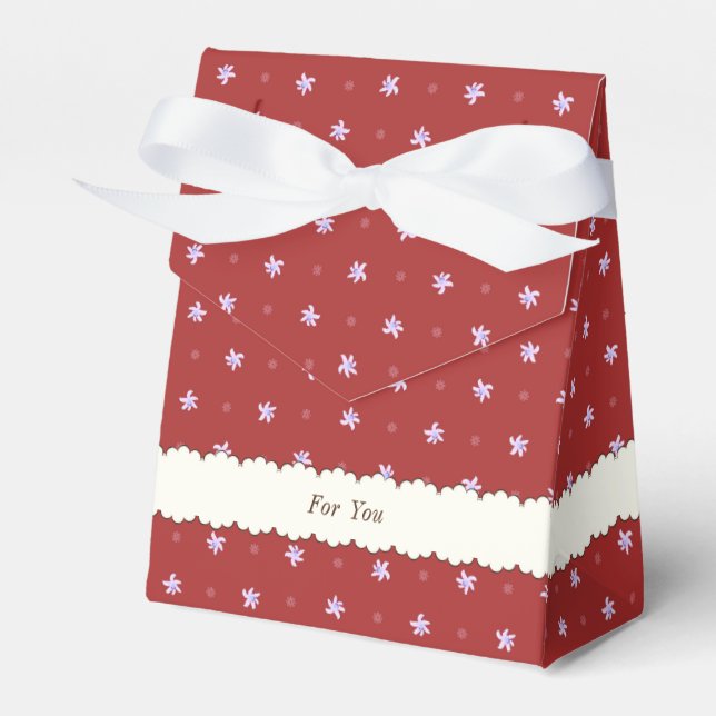 Text Customization Lily Red Flavor Box (Front Side)