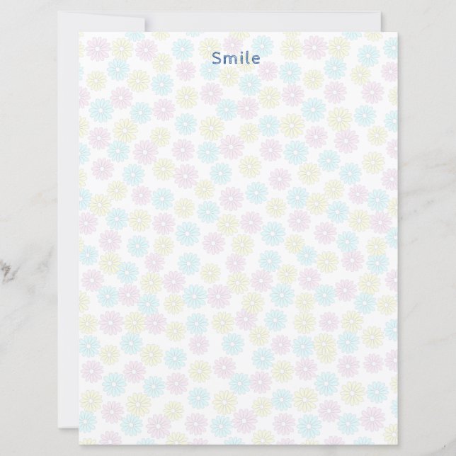 Text Customize Flowers Pastel (Front)