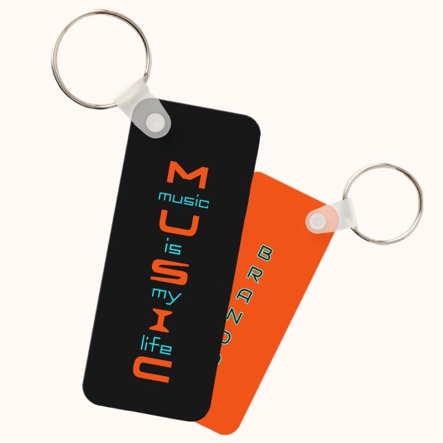 Text design about music key ring (Creator Uploaded)