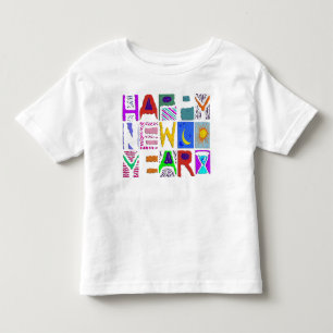 Text Design "Happy New Year" Toddler T-Shirt