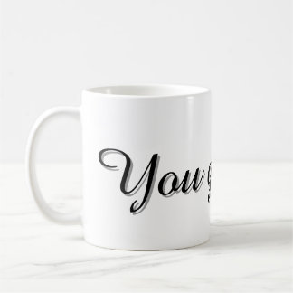 Text Design Mug