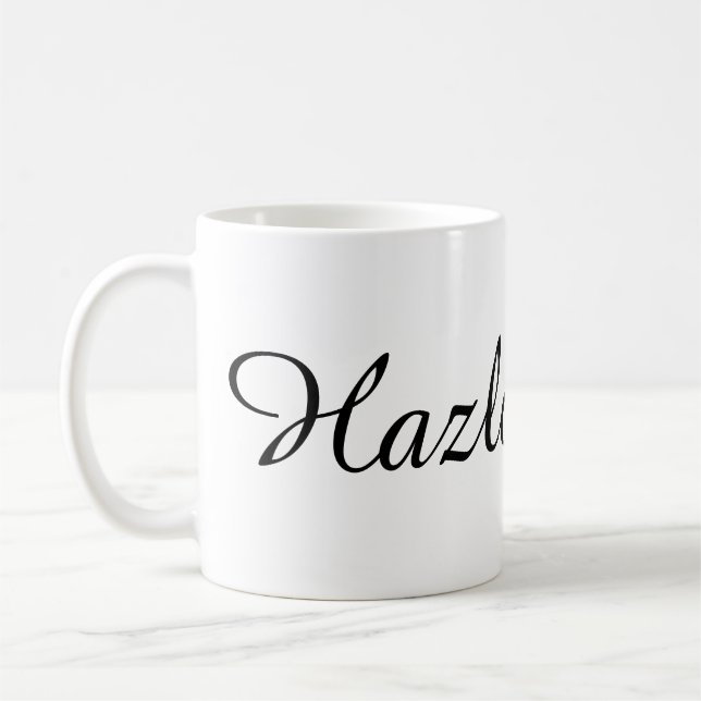 Text Design Mug (Left)