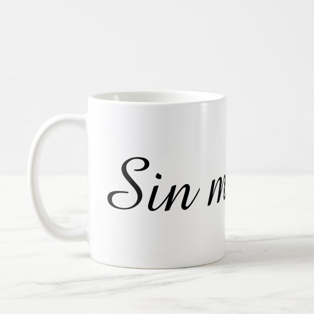 Text Design Mug (Left)