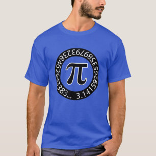 TEXT DESIGN Pi Number Mathematical symbol T-Shirt