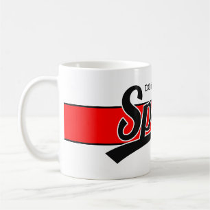 Text Design: SPORTS black + your own text & ideas Coffee Mug