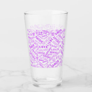 Text Glass Love or Choose Colour