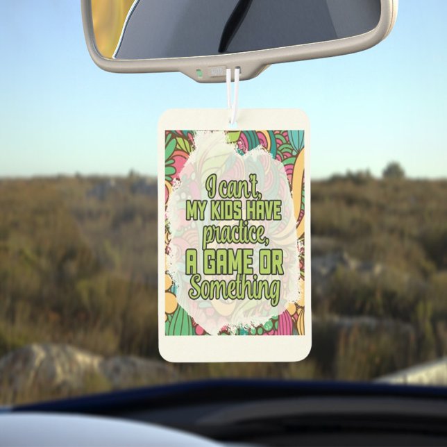 Text Graphic Air Freshener for a Stylish Boost (Creator Uploaded)