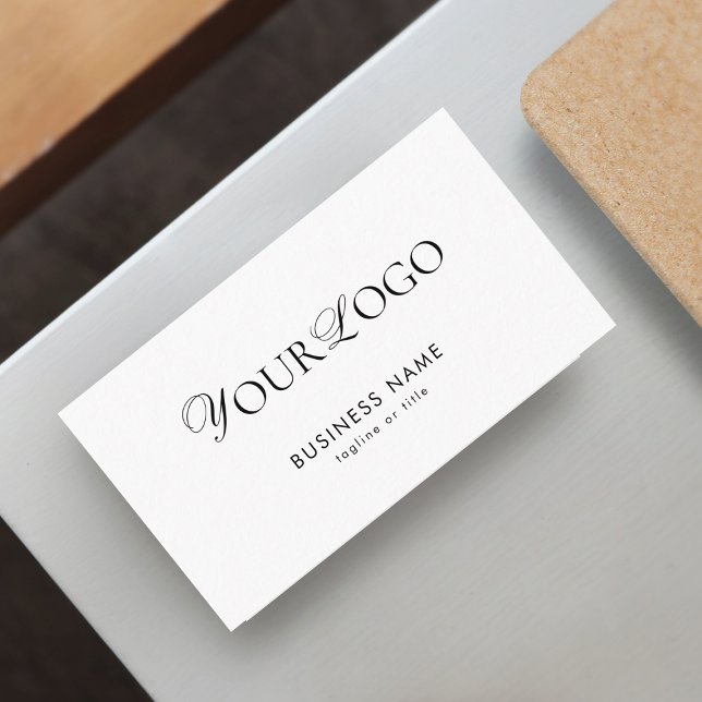 Text Horizontal Business Logo Qr Code Company Business Card (Creator Uploaded)