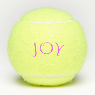 Text Joy Tennis Balls - Customisable