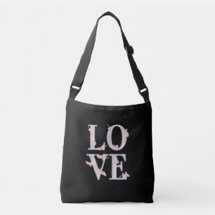 Text LOVE Crossbody Bag