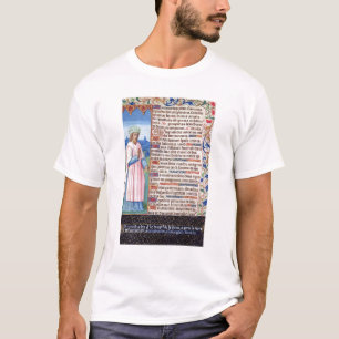 Text of the Magnificat with a portrait of T-Shirt
