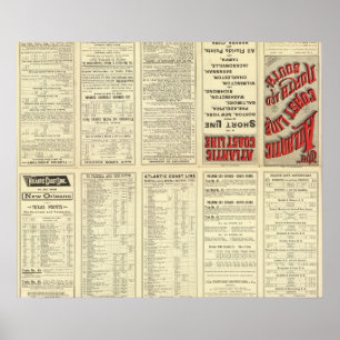 Text Page Atlantic Coast Line Poster