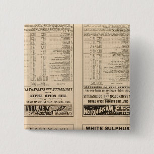 Text Page Chesapeake and Ohio Ry 15 Cm Square Badge