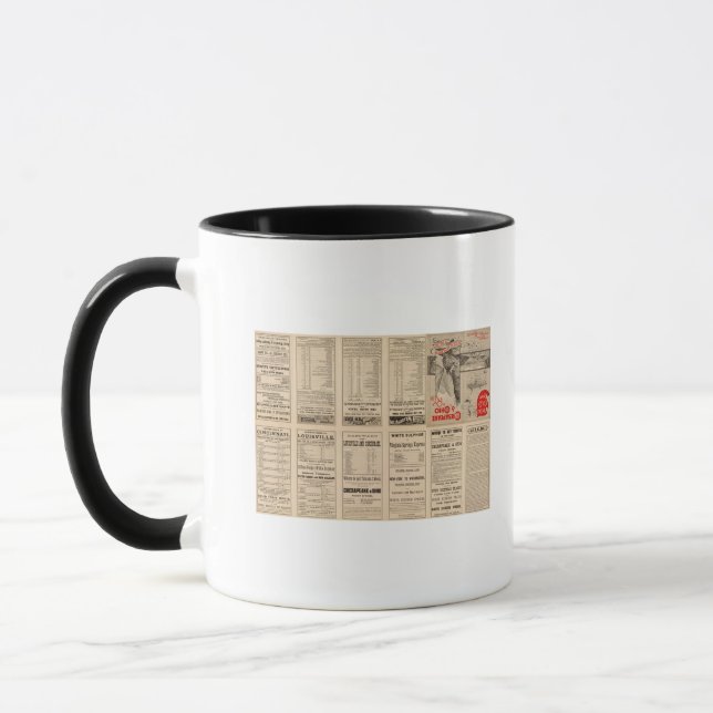 Text Page Chesapeake and Ohio Ry Mug (Left)