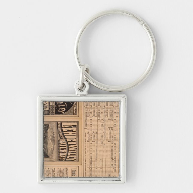 Text Page of Lehigh Valley Railroad Key Ring (Front)