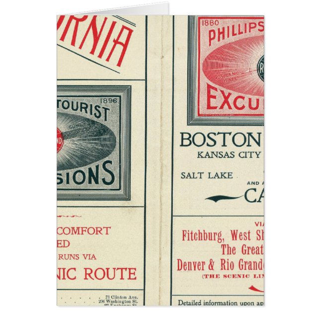Text Page of Phillips Tourist Excursions (Front)