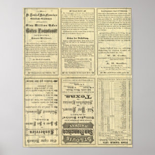 Text Page of St Louis and San Francisco Railway Poster