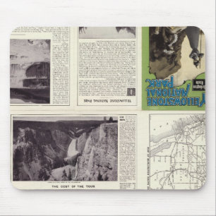 Text Page of Yellowstone National Park 2 Mouse Pad