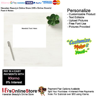 Text Reminders Business Home Office Organize 2 Post-it Notes