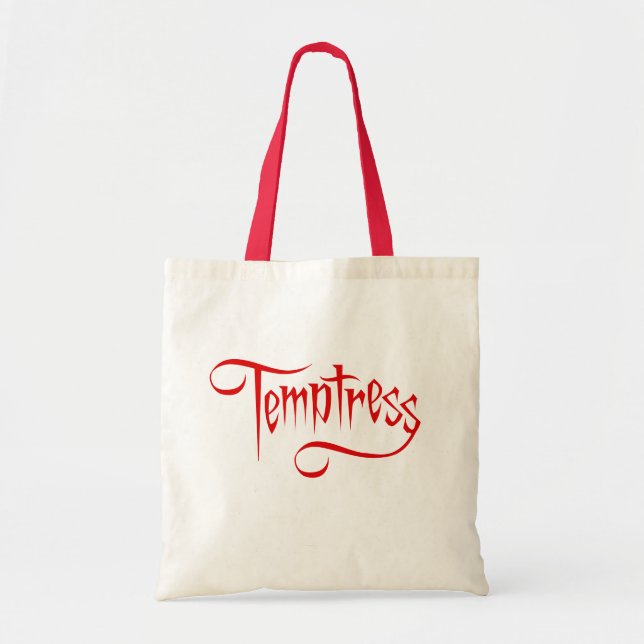 Text Temptress Tote Bag (Front)