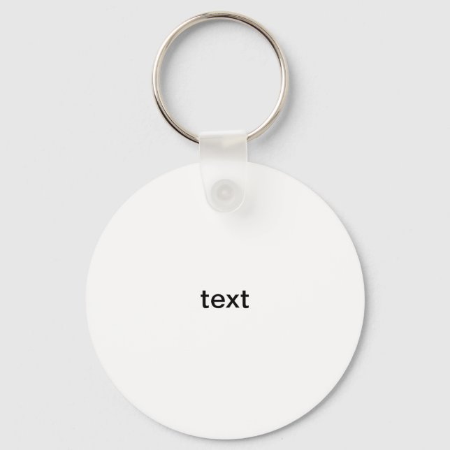 text thing key ring (Front)