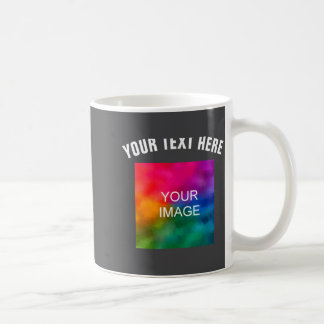 Text Upload Photo Template Boys Kids Modern _1  Coffee Mug